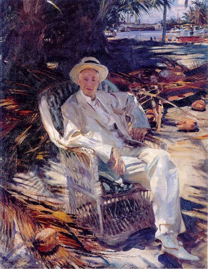 Retrato de Charles Deering pintado por John Singer Sargent en 1917