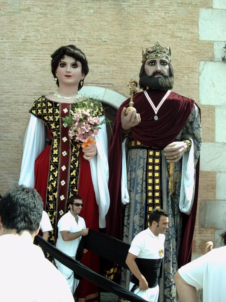 Gigantes de Sitges en la Festa Major de 2008