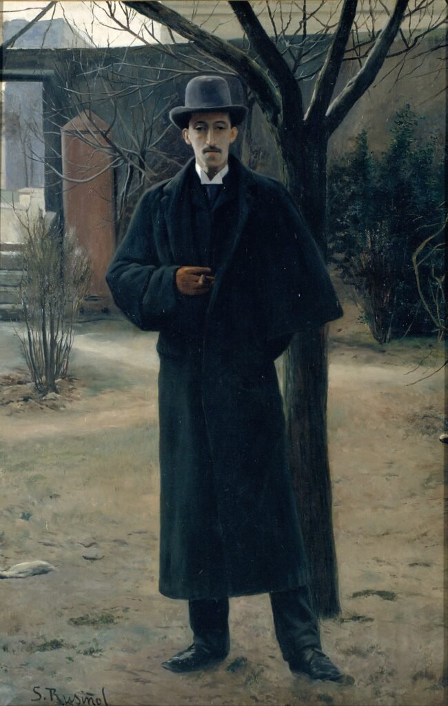 Retrato de Miquel Utrillo pintado por Santiago Rusiñol hacia 1890